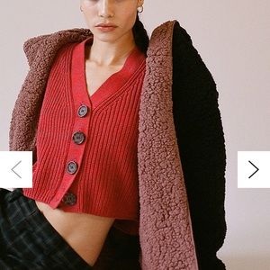 Urban Outfitters Hooded Teddy Jacket